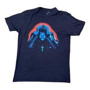 The Weeknd XO Graphic T-Shirt Black Cotton Unisex M Starboy Album Cover Rock